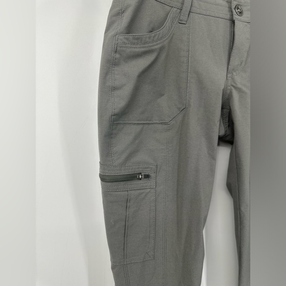 Kuhl Pants Women's Sz 2 Reg Gray Horizn Skinny Ripstop Drawstring Cargo Hiking - Picture 2 of 10